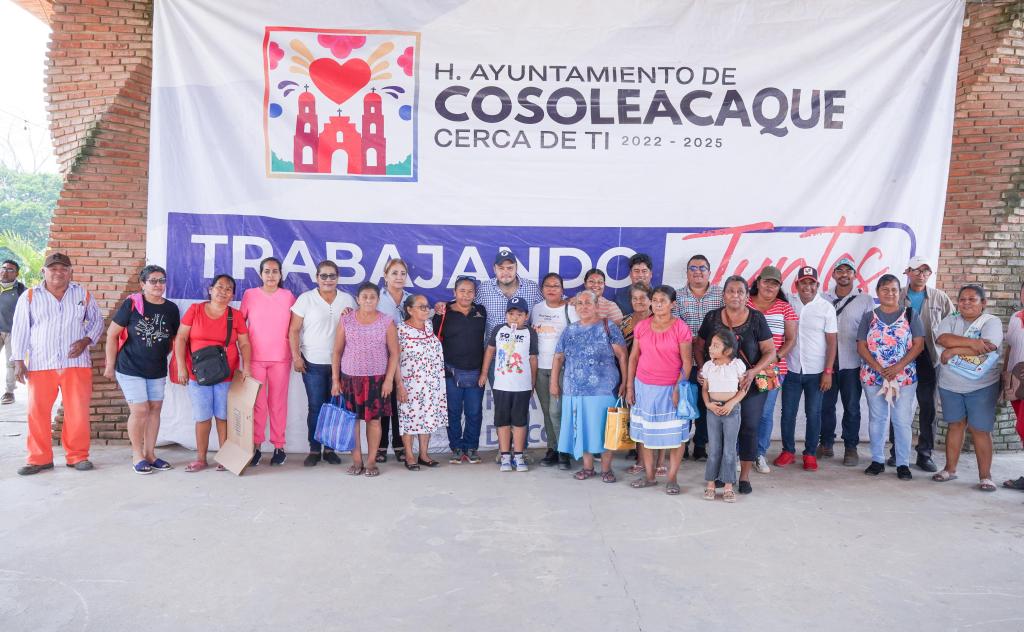 Trabajando Juntos, se edifica un mejor Cosoleacaque; Ponciano&nbsp;Vázquez.