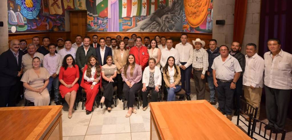 Gobernadora Rocío Nahle sostiene encuentro con alcaldes electos del&nbsp;PRI